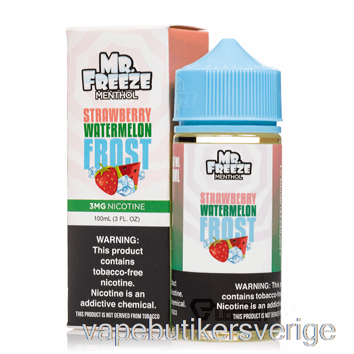 Vape Sverige Jordgubbsvattenmelon Frost - Mr Freeze - 100ml 0mg